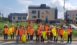 김해서부소방서 진영의소대, 명절 맞이 자연 정화활동