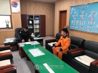 영광소방서, 의무소방원 전입 신고식