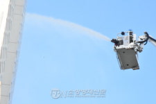 서초소방서, 양재리본타워 고층 건축물 화재진압훈련