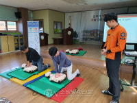 화천소방서, 유촌초 교직원 대상 응급처치교육