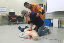 진천소방서, (주)마이크로필터 직원 대상 심폐소생술 교육