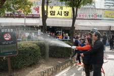 부평소방서, 매설식 시민자율소방함 시연 행사