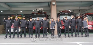 둔산소방서, 새내기 소방관의 힘찬 파이팅!