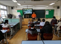대덕소방서, 신탄중앙중 대상 미래소방관 체험교실 운영