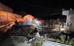 울산 울주군 주택 사랑채 화재… 사랑채 전소