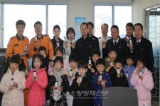 청주동부소방서, 용정어린이집 감사 선물에 ‘훈훈’