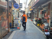 김형철 용산소방서장, 이태원제일시장 현지 확인 점검