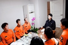 정복화 대전동부소방서장, 119안전센터 초도방문 