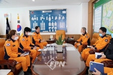 김시철 서울소방 예방과장, 코로나19 대응 격려차 광진소방서 방문