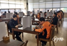 은평소방서, ‘코로나19’ 예방 위한 구내식당 칸막이 설치