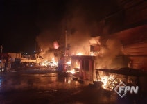 인천 강화군 내가면 젓갈수산시장 불… 점포 17개소 불타
