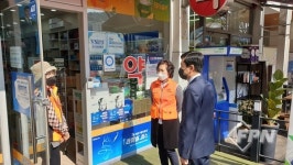 이기오 창원소방본부장, 약국 일손 지원 의소대 격려