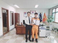 진천소방서, 제60기 의무소방원 전역식