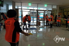 평창소방서 대관령남ㆍ여의소대, 코로나19 확산 방지 위한 방역 활동