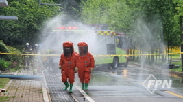 강동소방서, 암사아리수정수센터 특수 재난상황 대비 훈련