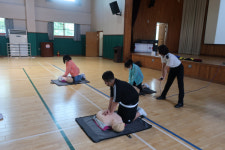 화순소방서, 이양초 대상 심폐소생술 실습교육