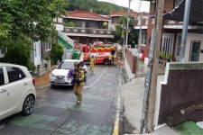 대전동부소방서, 소방차 진입곤란지역 골든타임 확보 훈련