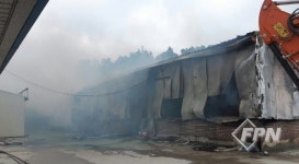 경기 화성시 독정리 가구 물류창고 화재… 창고 1개 동 전소