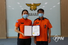 영월소방서 진달래 소방교, 하트세이버 인증서 받아