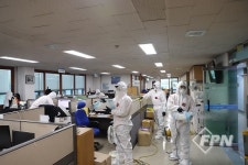 공단소방서, 코로나19 감염 예방 청사 방역 소독