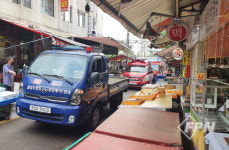 남동소방서, 만수시장 소방차 출동로 확보훈련