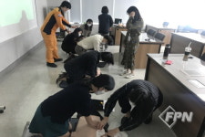 진주소방서, 중소벤처기업진흥공단 대상 심폐소생술 교육