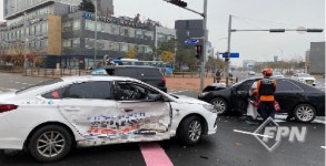 송도소방서 119구조대, 사거리 교통사고 신속 구조