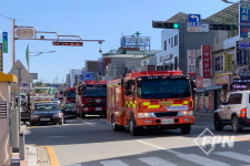 강원고성소방서, ‘불조심 강조의 달’ 소방차 길 터주기 퍼레이드