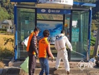 사천소방서 정동면의소대, 지역안전지킴이 ‘생활방역’ 봉사
