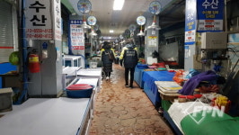 남해소방서 의소대, 전통시장ㆍ공설시장 야간 순찰