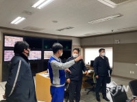 김상욱 창녕소방서장, 넥센타이어 현장 확인점검