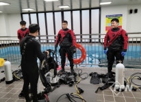 송도소방서 119구조대, 동계 수난사고 인명구조훈련