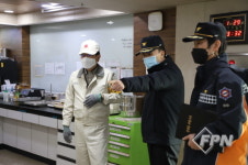 부평소방서, 동서식품 부평공장 관서장 현장 예찰