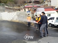 조현문 하동소방서장, 하동읍 주택 밀집지역 현문현답 현지 점검