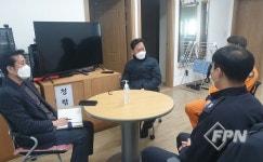 서정일 제천소방서장, 설맞이 119지역대 위로 방문