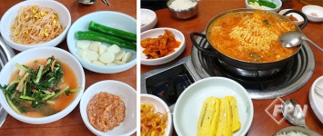 [소방관 추천 맛집] 추운 겨울 소방관 속 풀어주는 쌈 싸 먹는 김치찌개 ‘한들식당’
