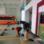 송도소방서 국제119안전센터, 화재현장 골든타임 확보 차고지 탈출 훈련