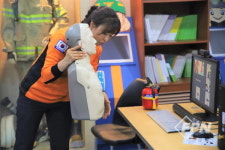 중랑소방서, 관내 내과의원 직원 온라인 심폐소생술 교육