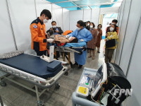 부평소방서, 코로나19 예방접종센터 합동 모의 훈련