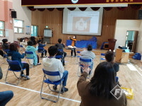 남해소방서, 삼동초 교직원 대상 소방안전교육