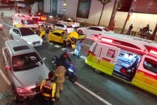 강남소방서, 학동역 사거리 교통사고 구조 활동
