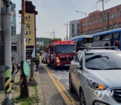 남동소방서, 만수시장 소방차 출동로 확보 훈련