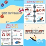 공단소방서 대학생전문의소대, 여름철 물놀이 안전수칙 홍보물 제작