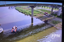 대구소방, 드론 활용 달성군 사문진교 실종자 수색