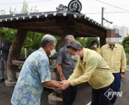 충북 무더위쉼터ㆍ해외입국자 수송안내소 방문한 김희겸 행안부 재난안전관리본부장