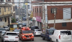 부평소방서, 소방차 길 터주기 훈련