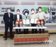 미추홀소방서, 인천사랑병원 주택용 소방시설 기증식