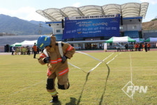 함양소방서, 함양군 공설운동장서 경상남도 의소대 기술경연대회 개최!