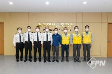 박학순 영암소방서장, 현대삼호중공업 현장 안전지도