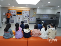 영종소방서, 용유초 119청소년단 인천국민안전체험관 견학